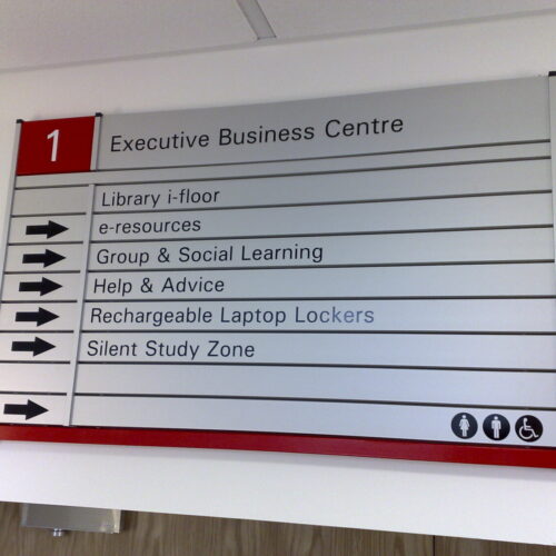 Bournemouth University wayfinding slatz 8