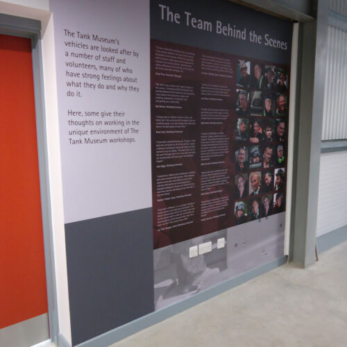 Bovington Tank Musium Digiprinted Wall Graphic 1 2