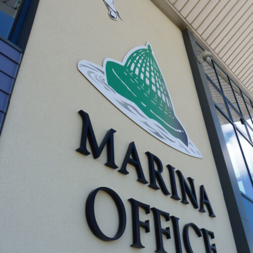 dean reddyhoff portland marina leisure 3d lettering a